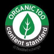 OCS — Organic 100 Content Standard certificate logo